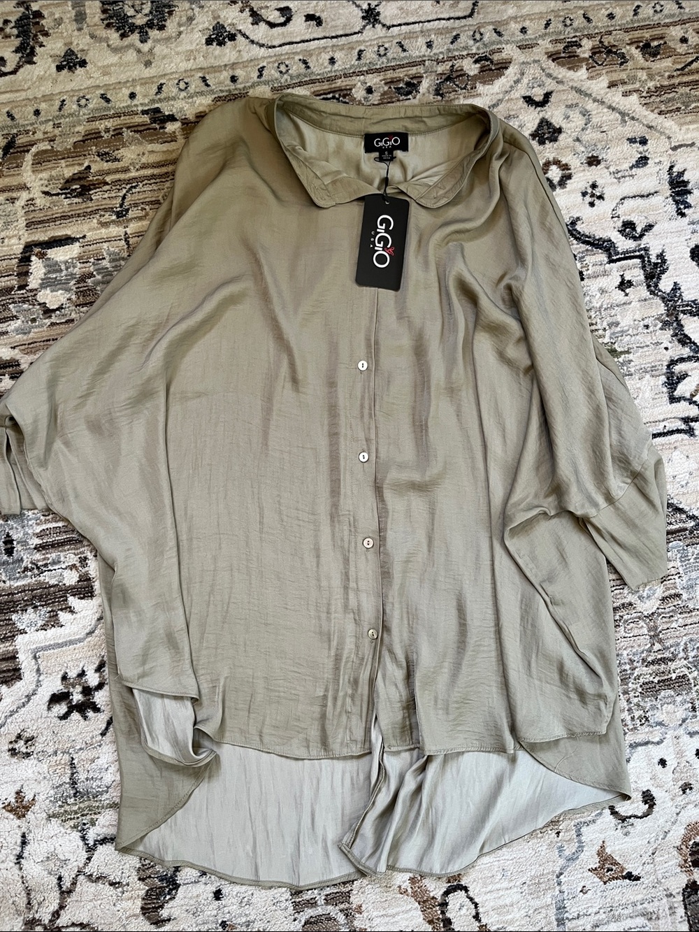 Silky Sage Green Tunic